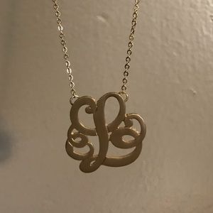 L Monogrammed Necklace